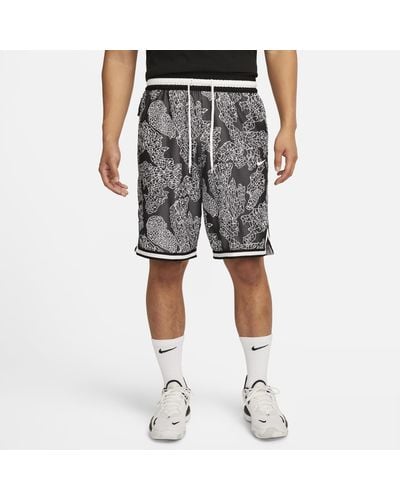 Nike Dri-fit Dna 10" (25cm Approx.) Basketball Shorts - Gray