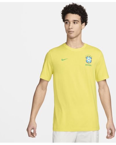 Nike Brazil Essential Soccer T-shirt - Yellow