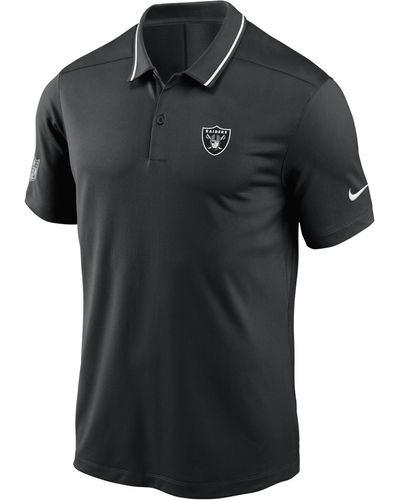 Nike Dri-fit Sideline Victory (nfl New Orleans Saints) Polo - Black