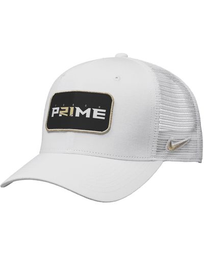 Nike Deion Sanders "p21me" Classic99 College Trucker Hat - White