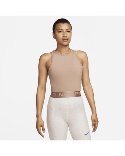 Nike Pro Dri-fit Crop Top - White