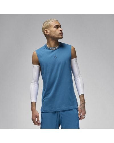 Nike Maglia senza maniche dri-fit jordan sport - Blu