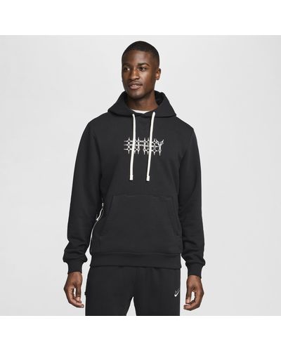 Nike Kevin Durant Dri-fit Standard Issue Pullover Basketball Hoodie - Black