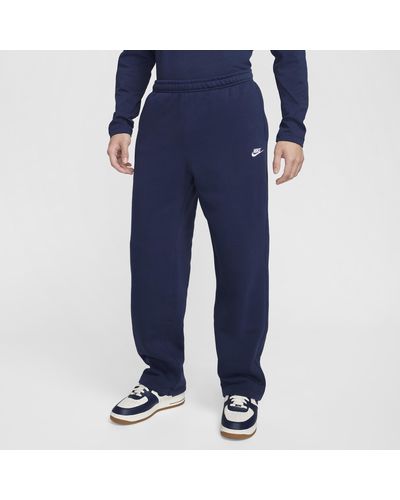Nike Club Fleece Bungee Pants - Blue