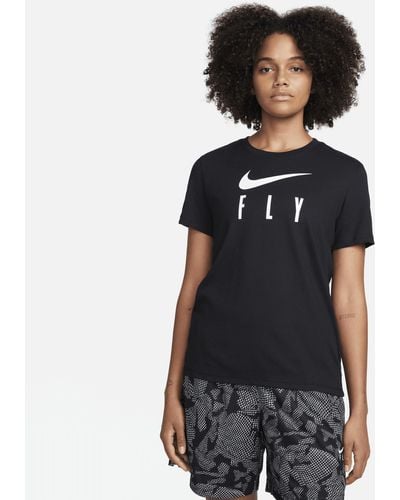 Nike Swoosh Fly Dri-fit Graphic T-shirt - Black