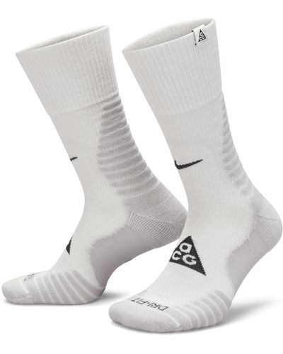 Nike Acg Outdoor Cushioned Crew Socks Polyester - White