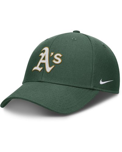 Nike Oakland Athletics Evergreen Club Dri-fit Mlb Adjustable Hat