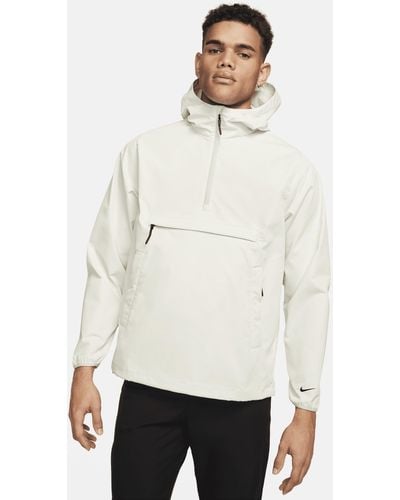 Nike Unscripted Repel Golf Anorak Jacket - White