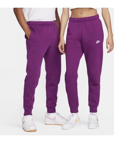 Nike Sportswear Club Fleece Sweatpants - Purple