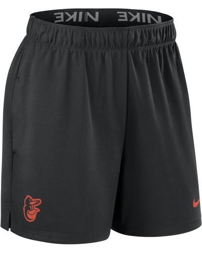 Nike Baltimore Orioles Authentic Collection Practice Dri-fit Mlb Shorts - Black