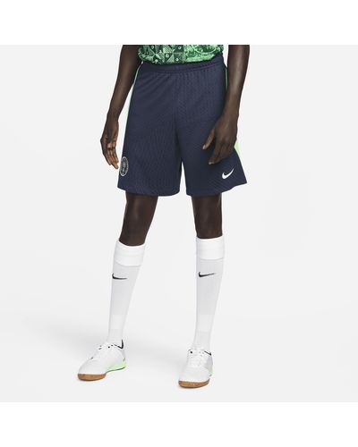 Nike Nigeria Strike Dri-fit Knit Soccer Shorts - Blue