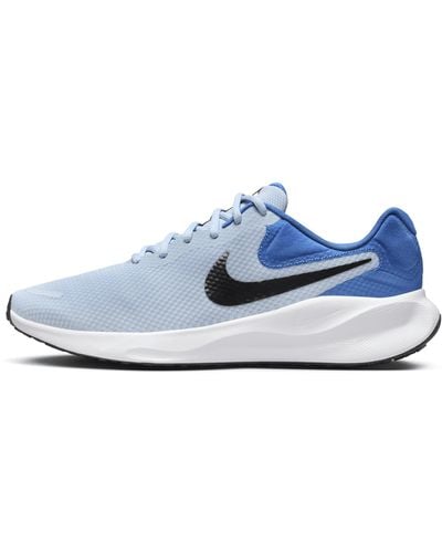 Nike Revolution 7 Road Running Shoes (extra Wide) - Blue