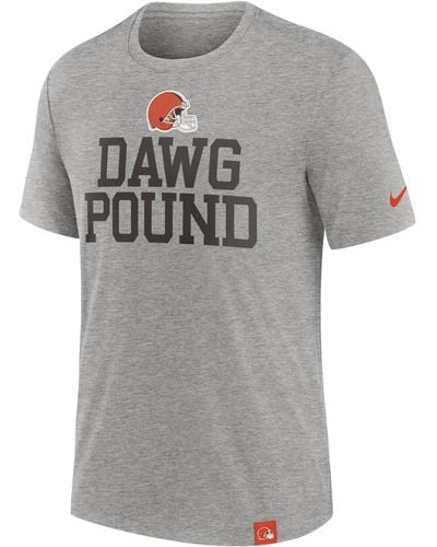 Nike Cleveland Browns Blitz Nfl T-shirt - Gray