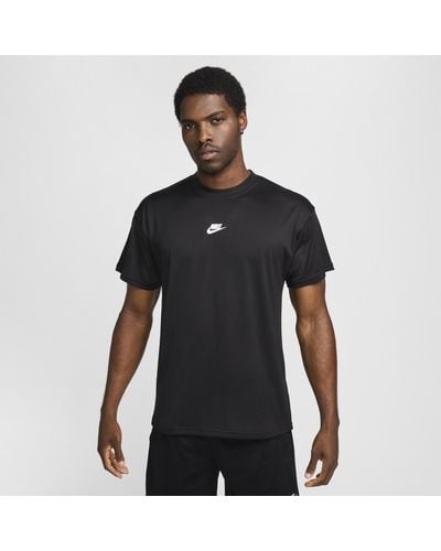 Nike Sportswear Max90 Dri-fit Mesh T-shirt Polyester - Black