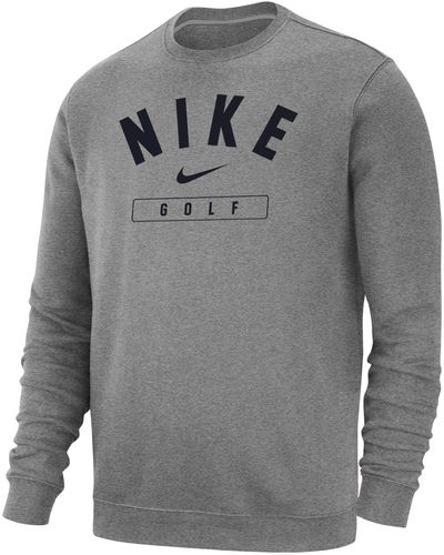 Nike Baseball Crew-neck Sweatshirt - Gray
