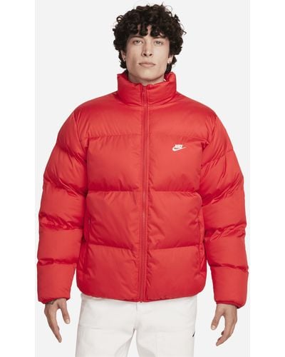 Nike Sportswear Club Puffer Jacket 50% Recycled Polyester - Red