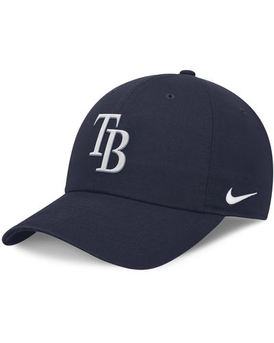 Nike Tampa Bay Rays Evergreen Club Mlb Adjustable Hat - Blue