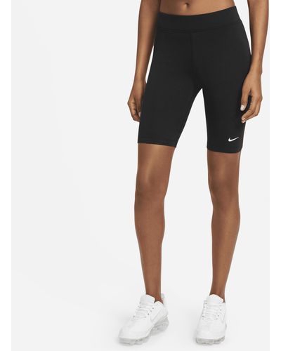 Nike Sportswear Essential Mid-rise Bike Shorts - Blue