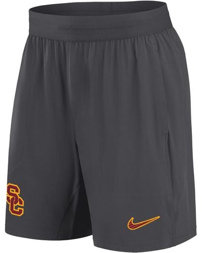 Nike Usc Trojans Sideline Dri-fit College Shorts - Gray