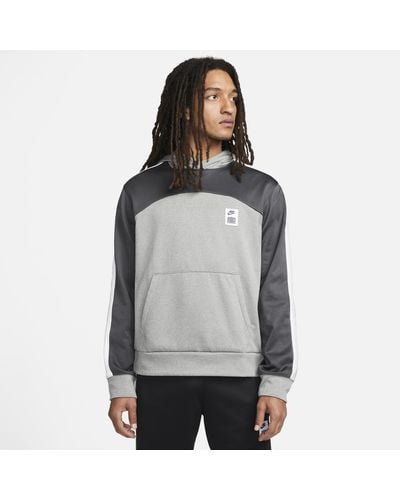 Nike Starting 5 Therma-fit Basketball Hoodie Polyester - Grey