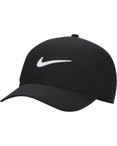 Nike Dri-fit Club Structured Swoosh Cap - Black