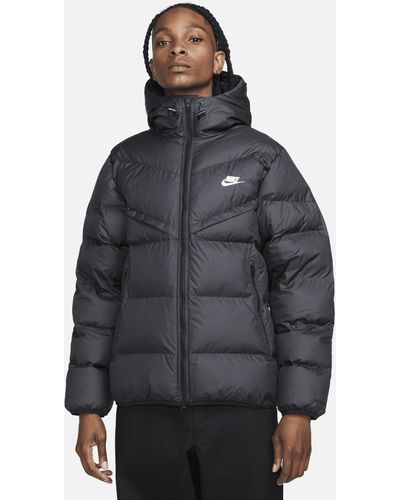 Nike Windrunner Primaloft® Storm-fit Hooded Puffer Jacket 50% Recycled Polyester - Black