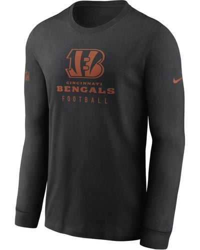 Cincinnati Bengals Nike 2023 Nfl Crucial Catch Sideline T-Shirt