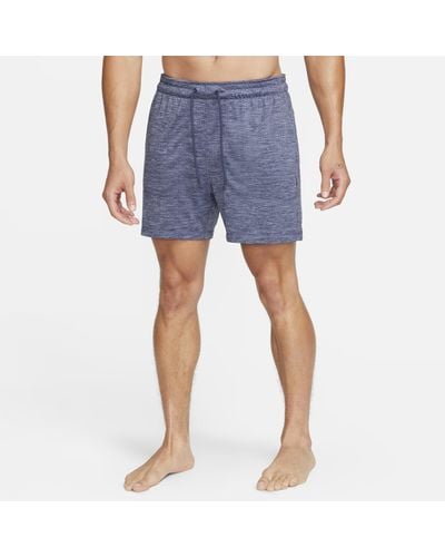 Nike Shorts dri-fit non foderati 13 cm yoga - Blu