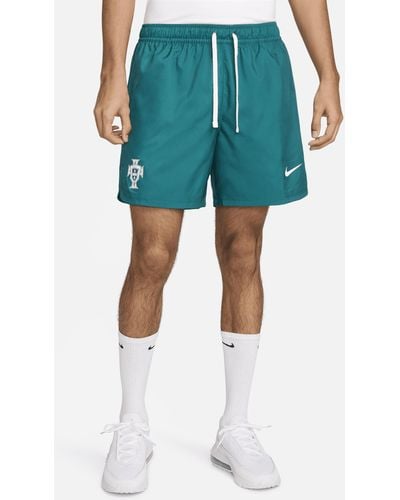 Nike Portugal Sport Essential Flow Football Woven Lined Shorts Polyester - Blue