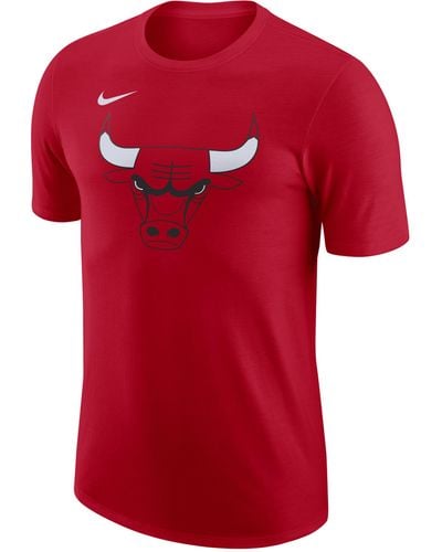 Nike Chicago Bulls Essential Nba T-shirt Cotton - Red
