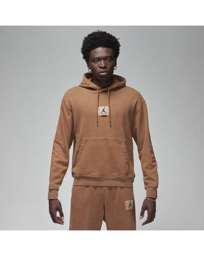 Nike Essentials Statement Hoodies - Brown