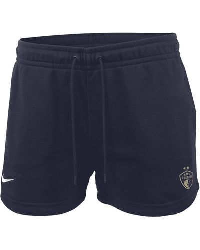 Nike North Carolina Courage Essential Soccer Shorts - Blue