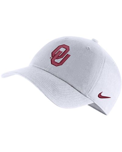 Nike Oklahoma Heritage86 College Logo Cap - White