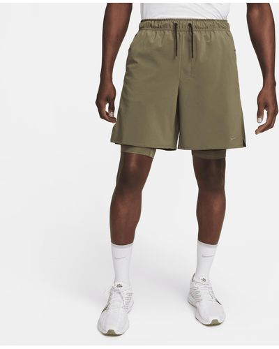 Nike Unlimited Dri-fit 7" 2-in-1 Versatile Shorts - Green