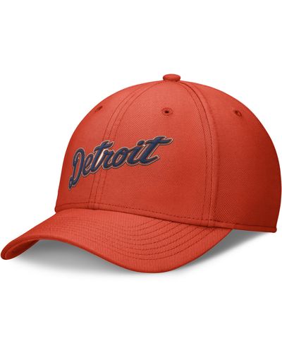 Nike Detroit Tigers Evergreen Swoosh Dri-fit Mlb Hat - Red