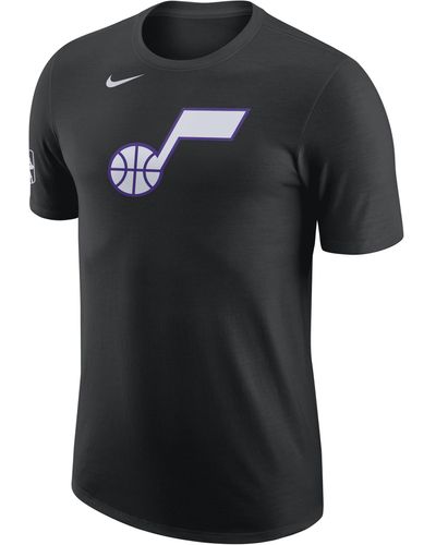 Nike Utah Jazz City Edition Nba T-shirt Cotton - Black