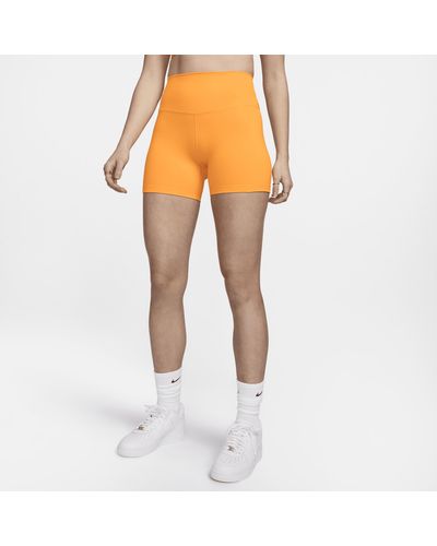 Nike One High-waisted 5" Biker Shorts - Orange