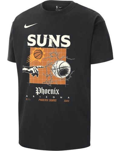 Nike Phoenix Suns Courtside Nba Max90 T-shirt - Black
