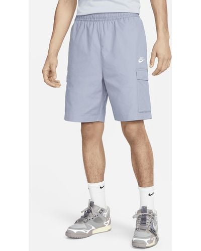 Nike Club Woven Cargo Shorts - Blue