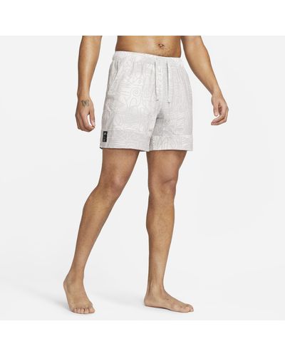 Nike Yoga Dri-fit A.i.r. Geweven Shorts - Grijs