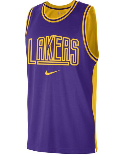 Nike NBA Los Angeles Lakers DNA Tank Top - Purple - Mens, Compare
