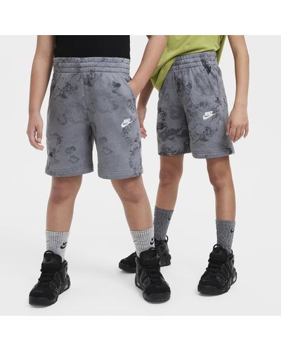 Nike Shorts in french terry sportswear club fleece - Grigio