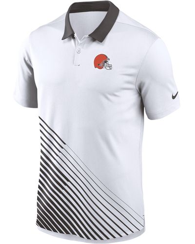Nike Dri-fit Yard Line (nfl Cleveland Browns) Polo - Blue