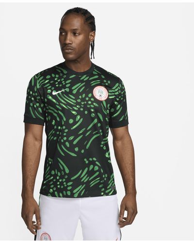 Nike Maglia da calcio replica dri-fit nigeria 2024 stadium da uomo - Verde