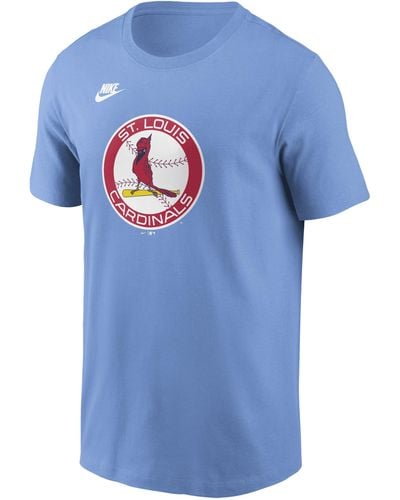 Nike St. Louis Cardinals Cooperstown Logo Mlb T-shirt - Blue