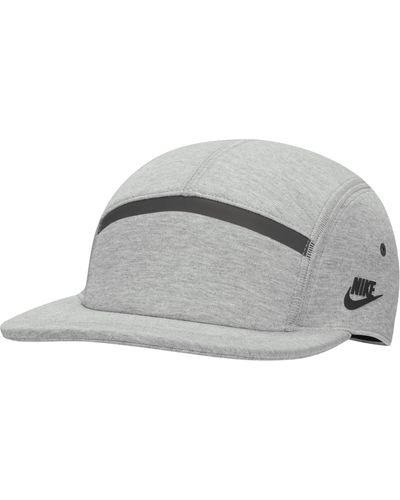Nike Fly Unstructured Tech Fleece Cap Hat Fly Unstructured Tech Fleece Cap Hat - Gray