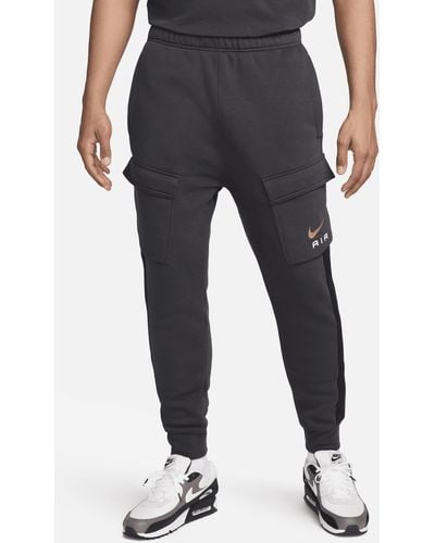 Nike Pantaloni cargo in fleece air - Grigio