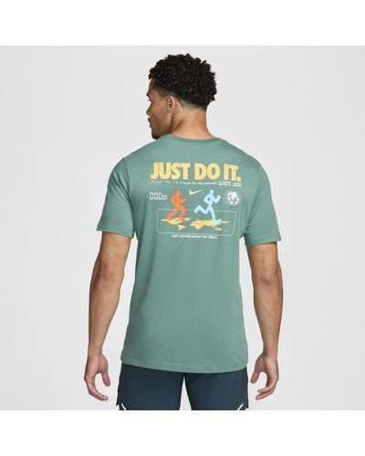 Nike Dri-fit Running T-shirt - Green