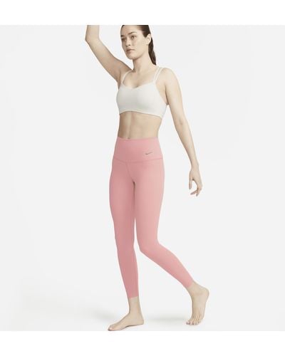 Nike Zenvy Gentle-support High-waisted 7/8 leggings Nylon - Pink