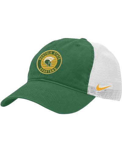 Nike Norfolk State Heritage86 College Trucker Hat - Green